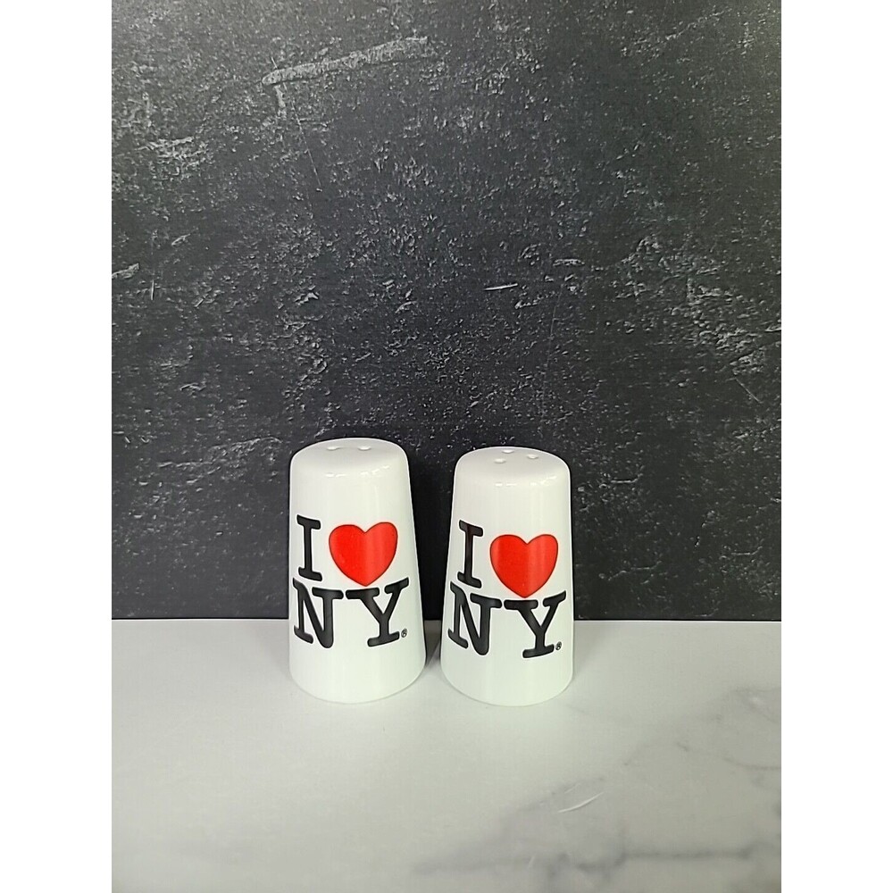 I Love NY Salt And Pepper Shakers Souvenir Vintage